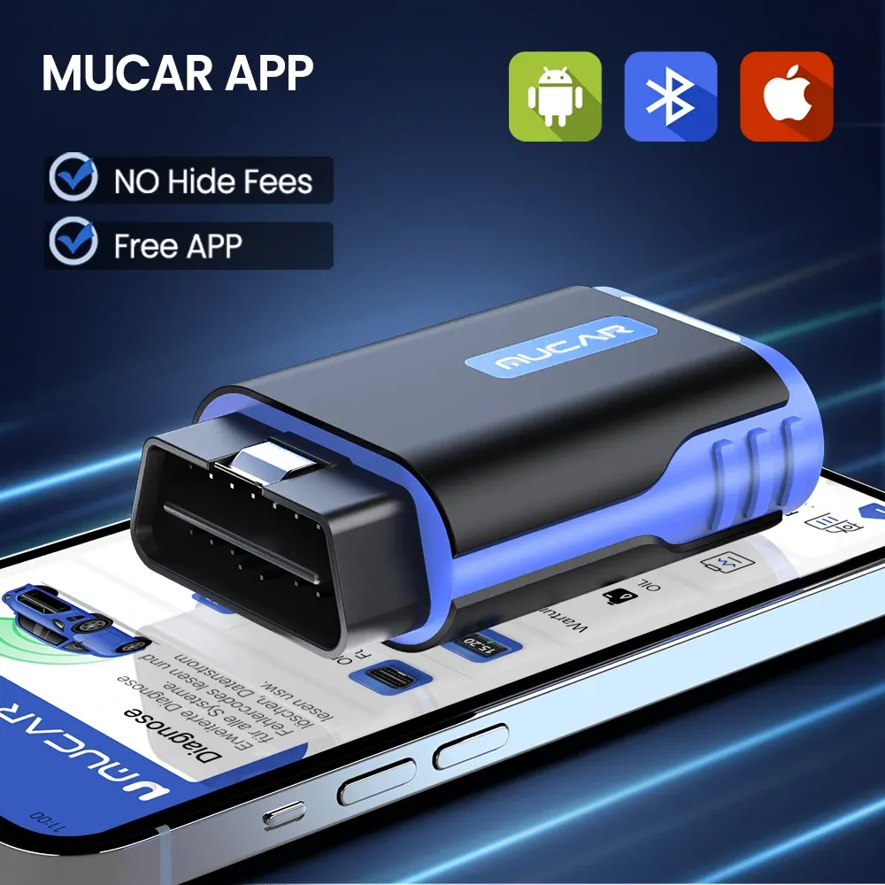 MUCAR DriverScan Bluetooth All-System OBD2 Diagnostic Scanner