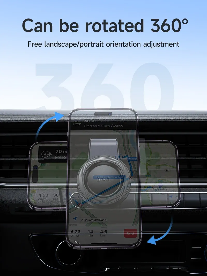 HOCO Magnetic Air Vent Phone Holder for Cars