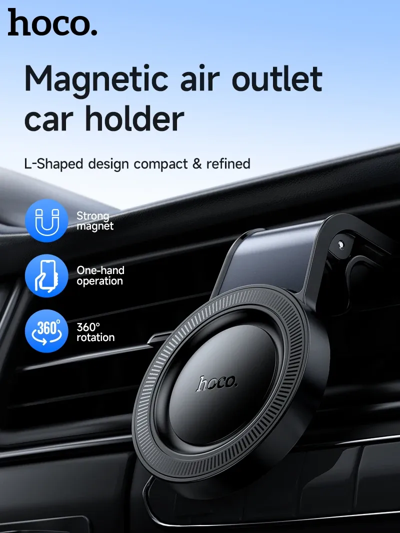 HOCO Magnetic Air Vent Phone Holder for Cars