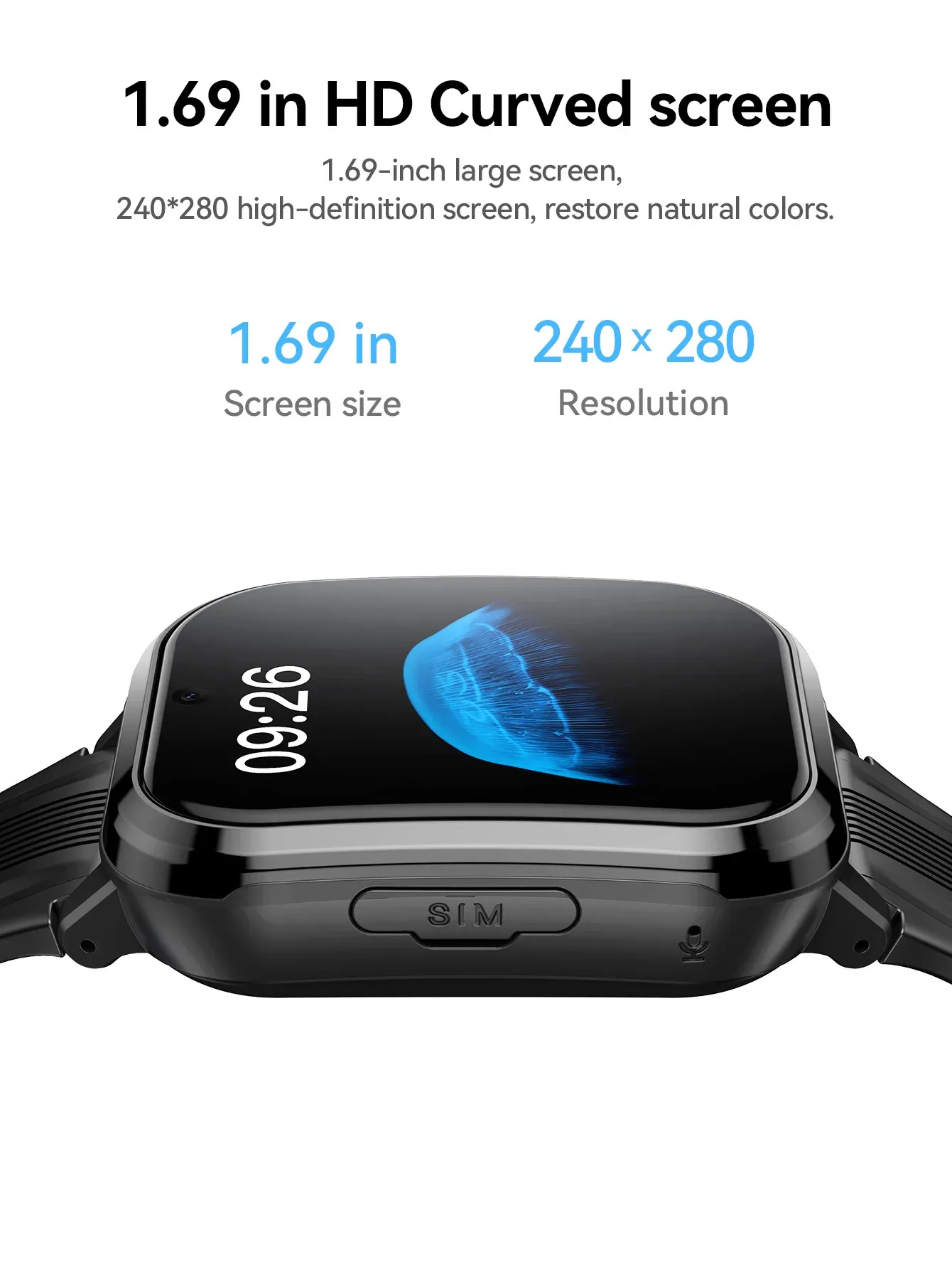 HOCO Y108 Kids 4G GPS Location Smart Watch