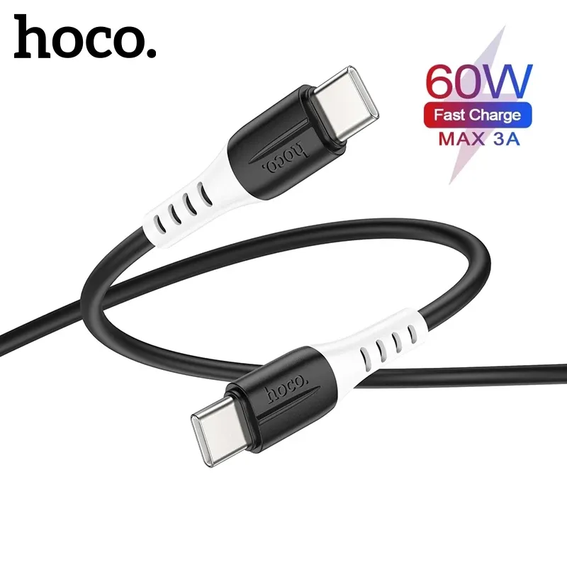 Hoco X82 Series USB-C to USB-C PD60W Silicone Charging Cable