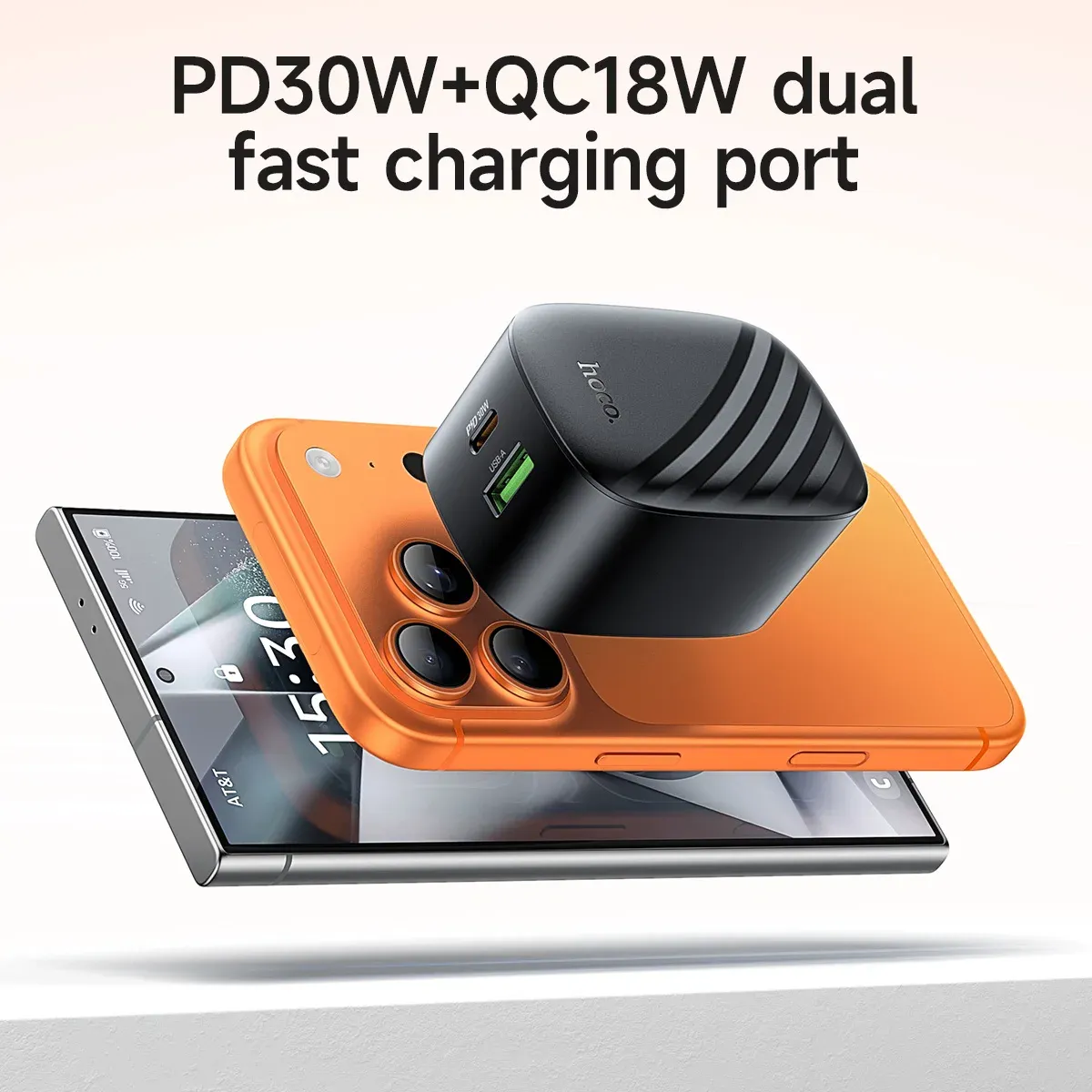 HOCO CS102A 30W Foldable EU Fast Charger