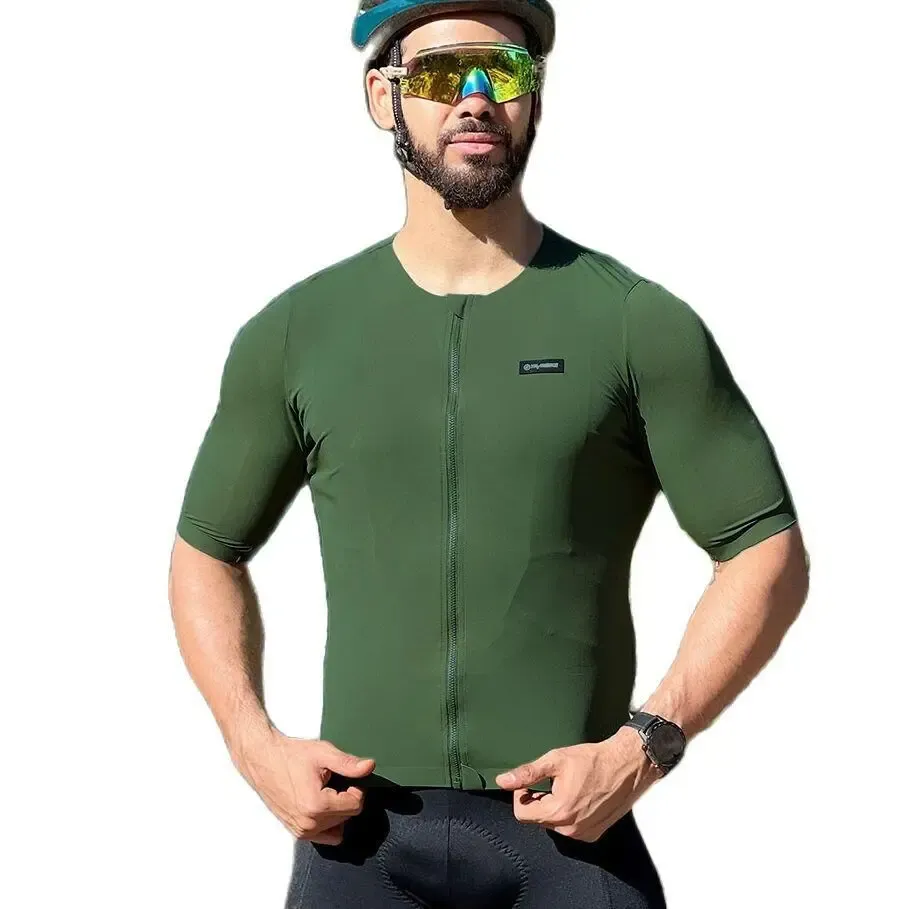 YKYW Summer Men’s Cycling Jersey with YKK Zip