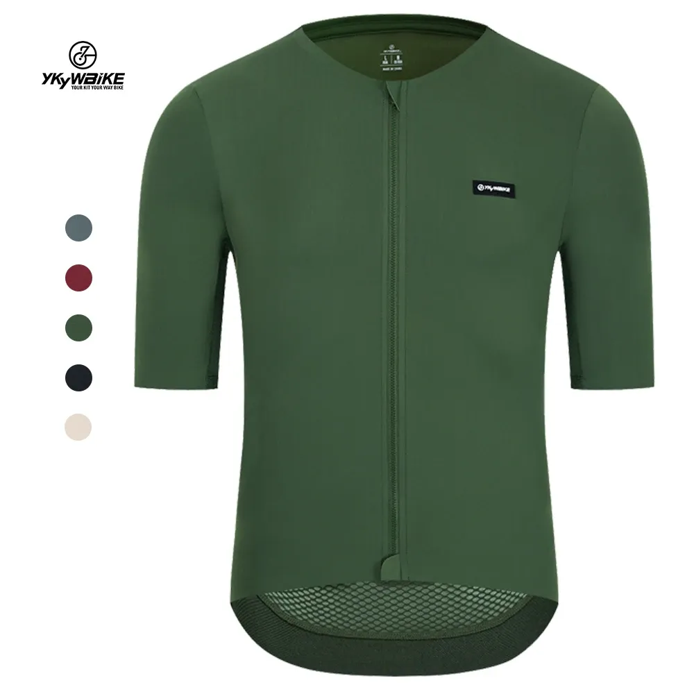 YKYW Summer Men’s Cycling Jersey with YKK Zip