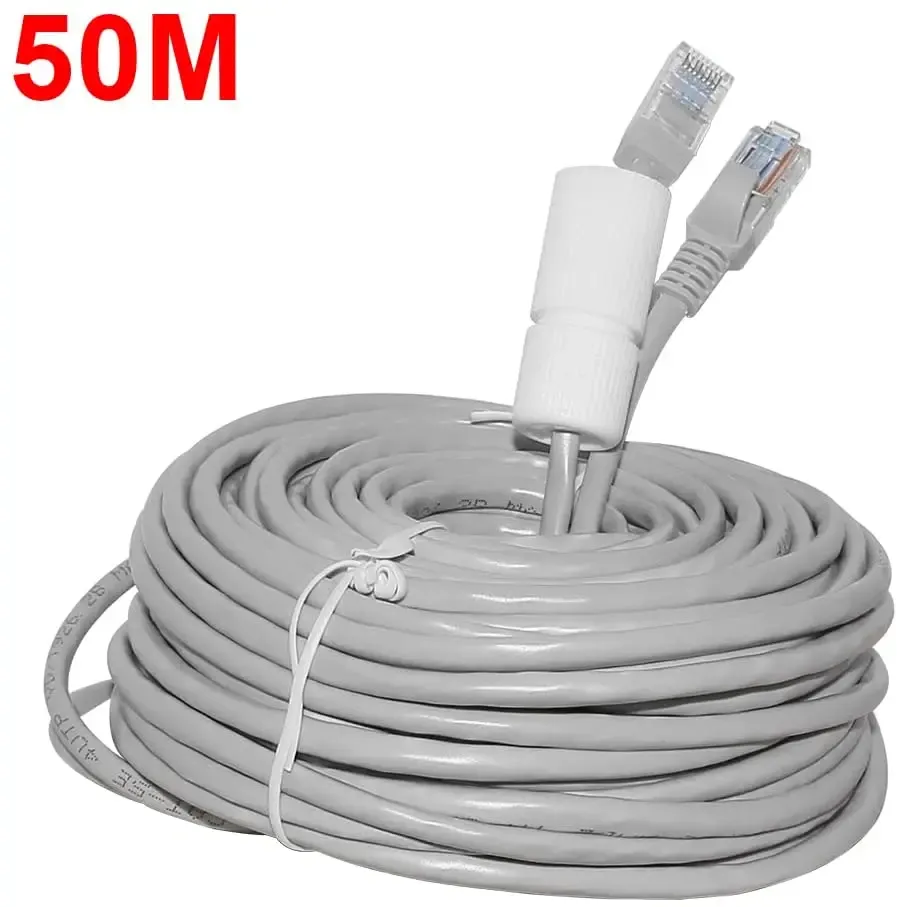 Hiseeu RJ45 PoE Ethernet Cable for CCTV Systems