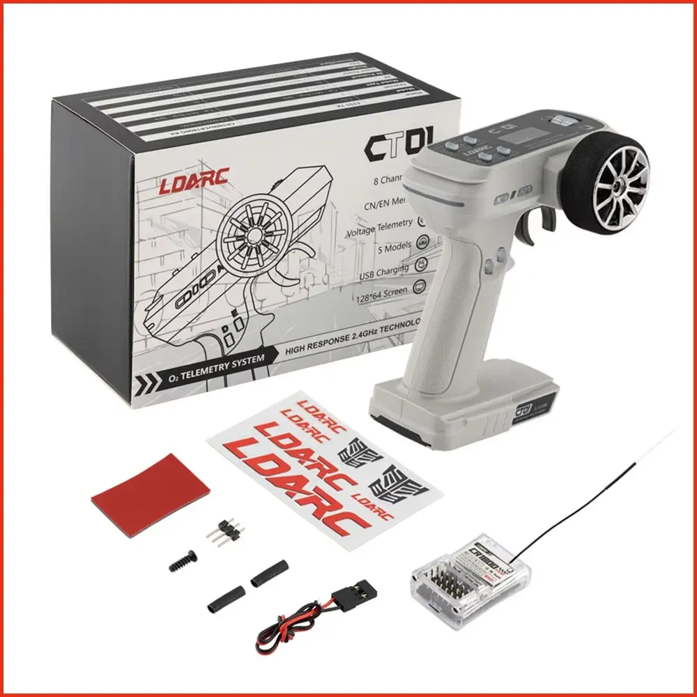 LDARC CT01 8-Channel Two-Way RC Transmitter Set