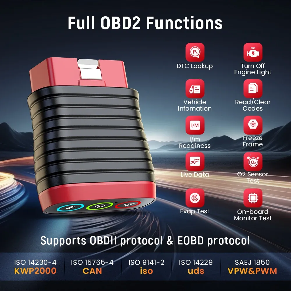 Thinkcar BD6 Bluetooth Full-System OBD2 Scanner with 5 Resets