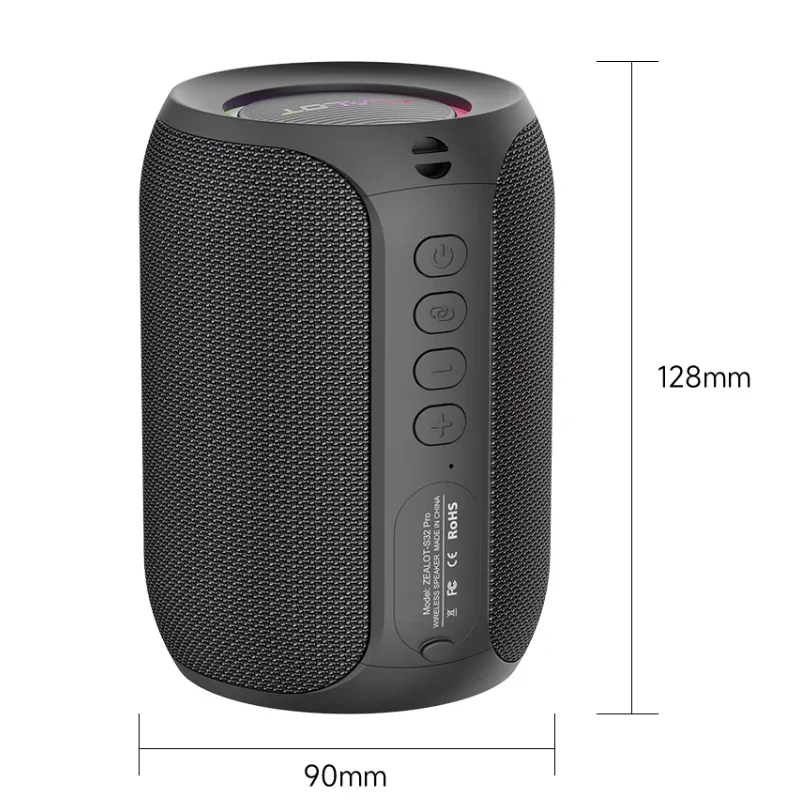 ZEALOT S32PRO 15W Portable Bluetooth Speaker