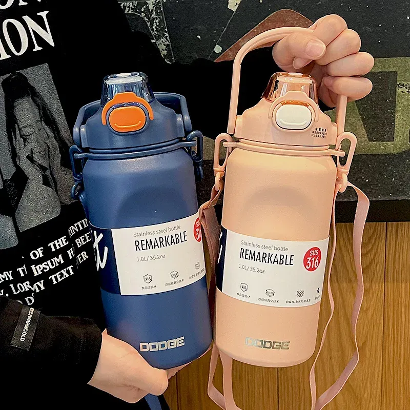 DODGE 1L Stainless Steel Vacuum Thermos Bottle