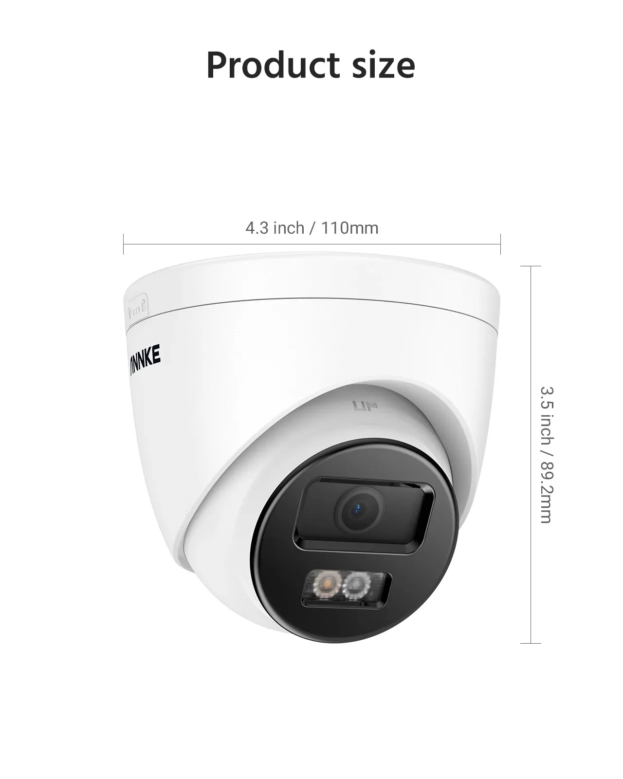ANNKE 12MP Dual-Light PoE Outdoor Security Camera