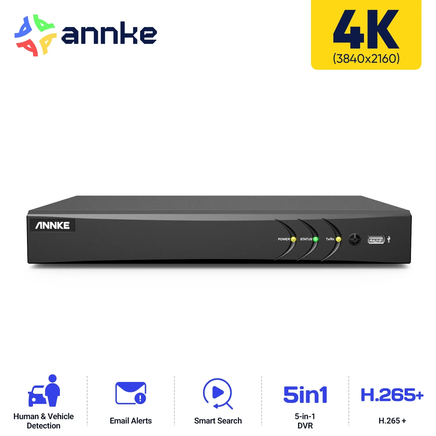 ANNKE 5-in-1 4K Hybrid DVR Recorder
