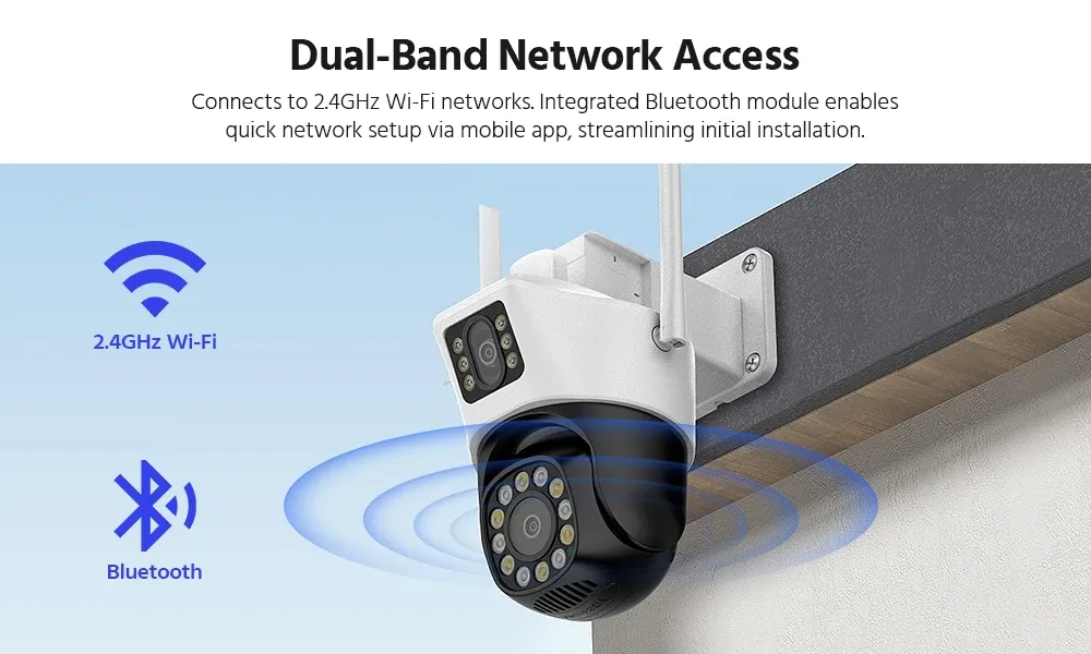ANNKE I91CR Dual-Lens Outdoor WiFi PT Security Camera