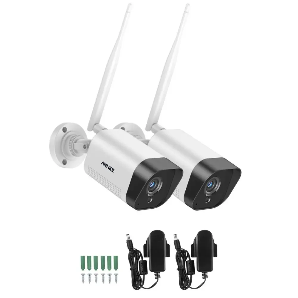 ANNKE 3MP H.265 Weatherproof IP Surveillance Camera Kit
