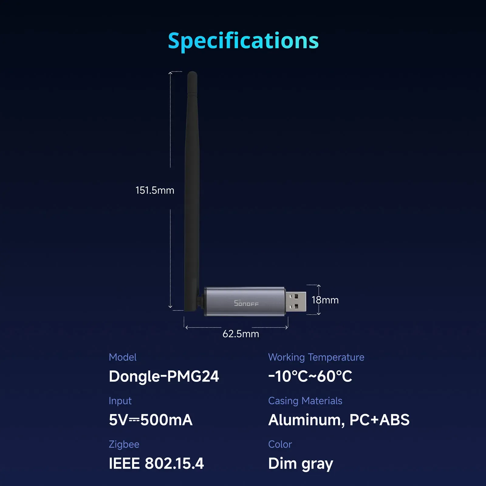 SONOFF Dongle Plus MG24 Zigbee/Thread USB Coordinator