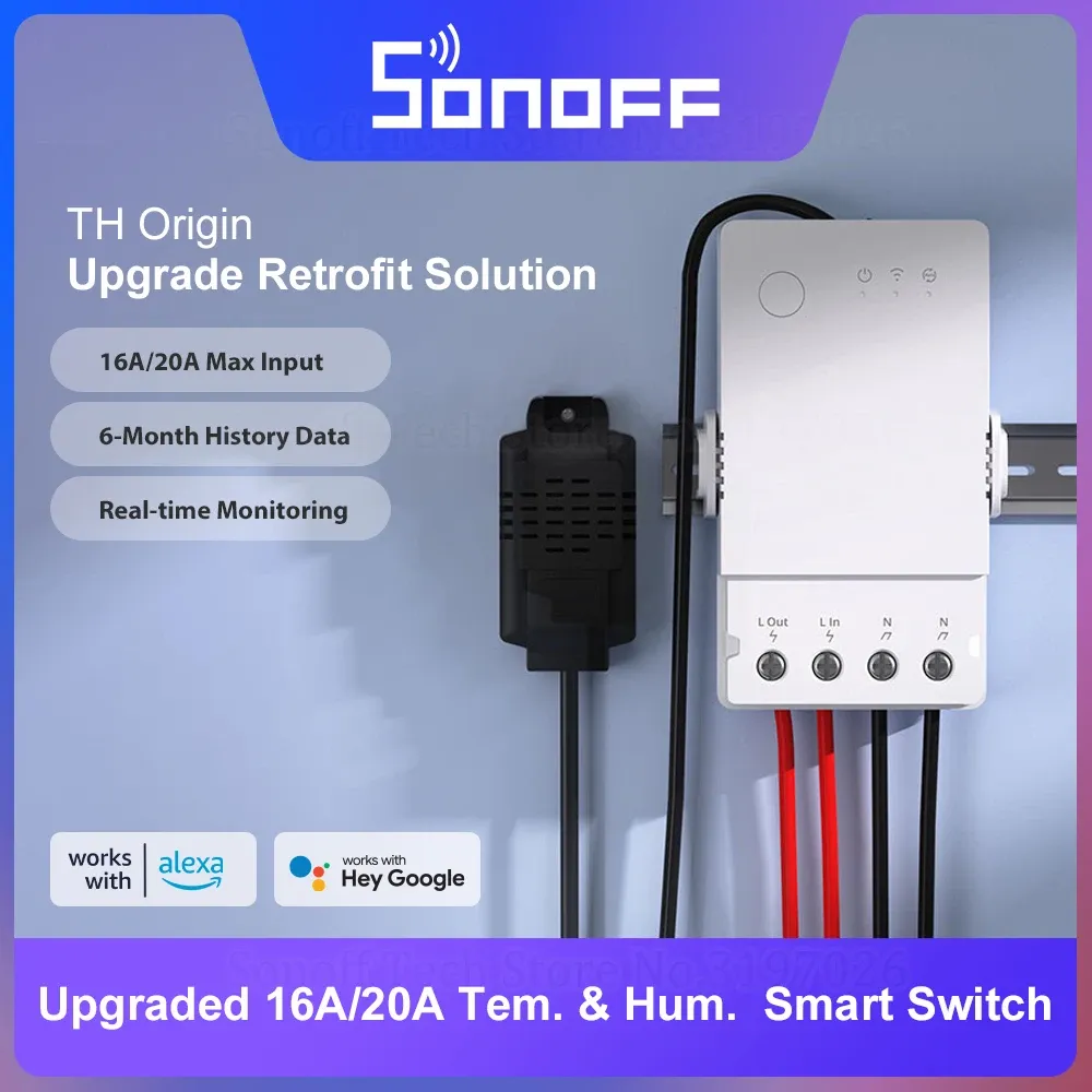 SONOFF TH Origin Smart Temperature and Humidity Relay