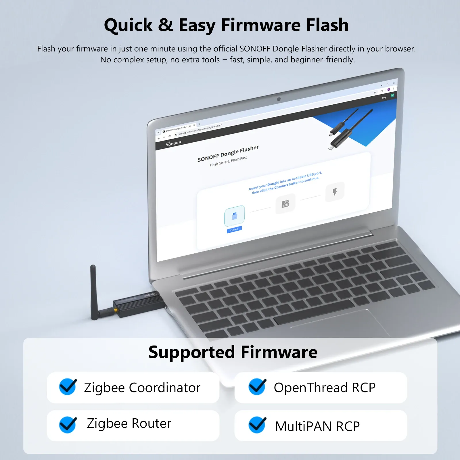 SONOFF ZBDongle-E Zigbee 3.0 USB Coordinator