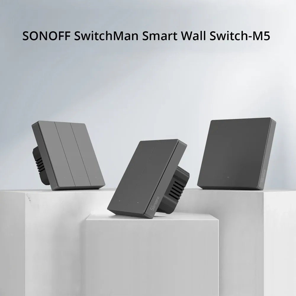 SONOFF M5 Smart Wall Switch for 80/86 Boxes