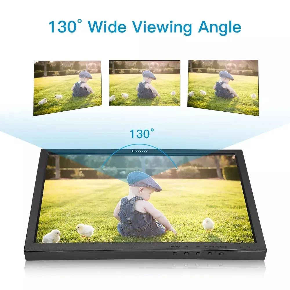 EYOYO 14-Inch Multi-Input CCTV LCD Monitor