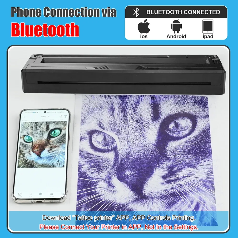 YUELONG Wireless Tattoo Stencil Printer