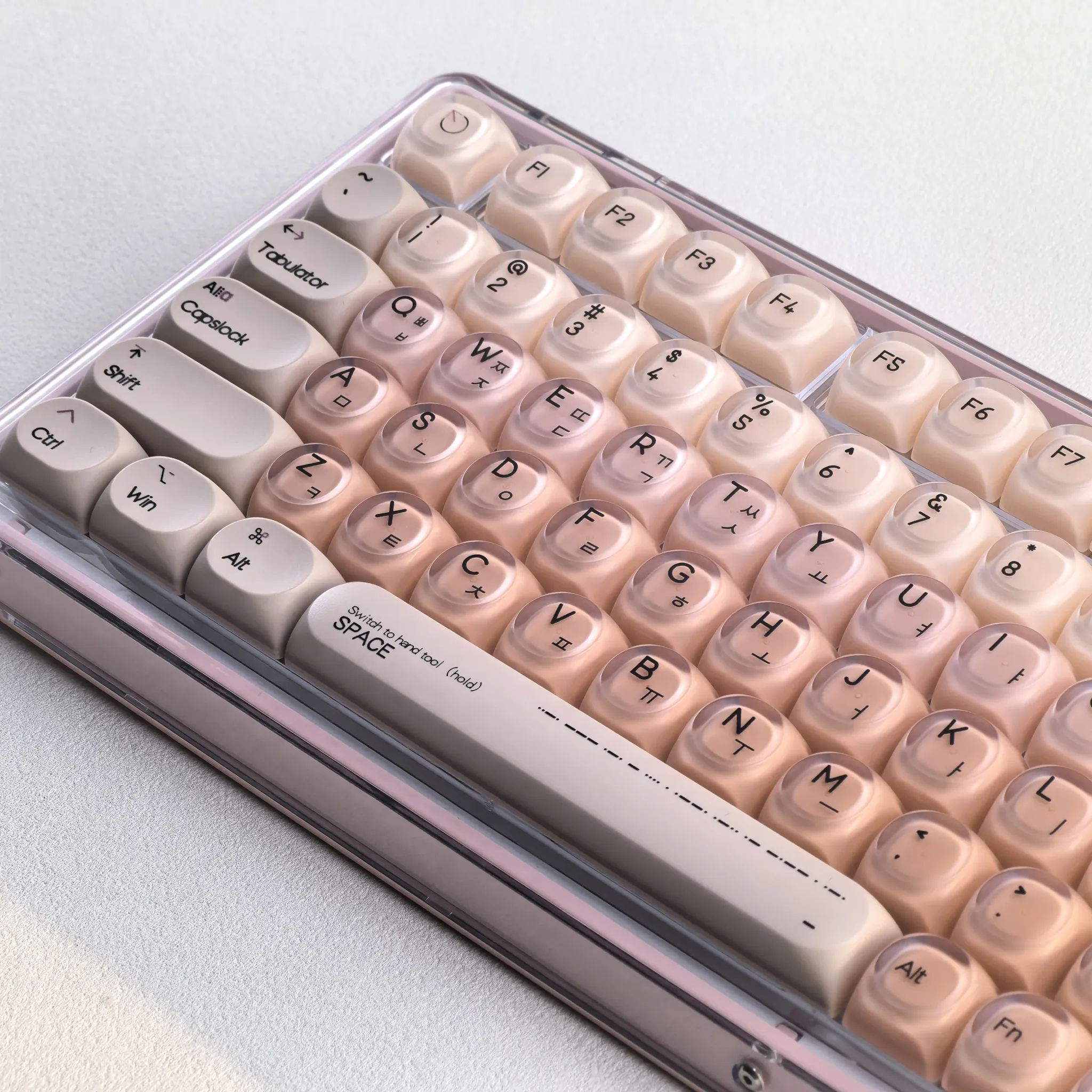 MAIMOOO PC Jelly Matte Custom Keycap Set for ANSI and ISO Boards
