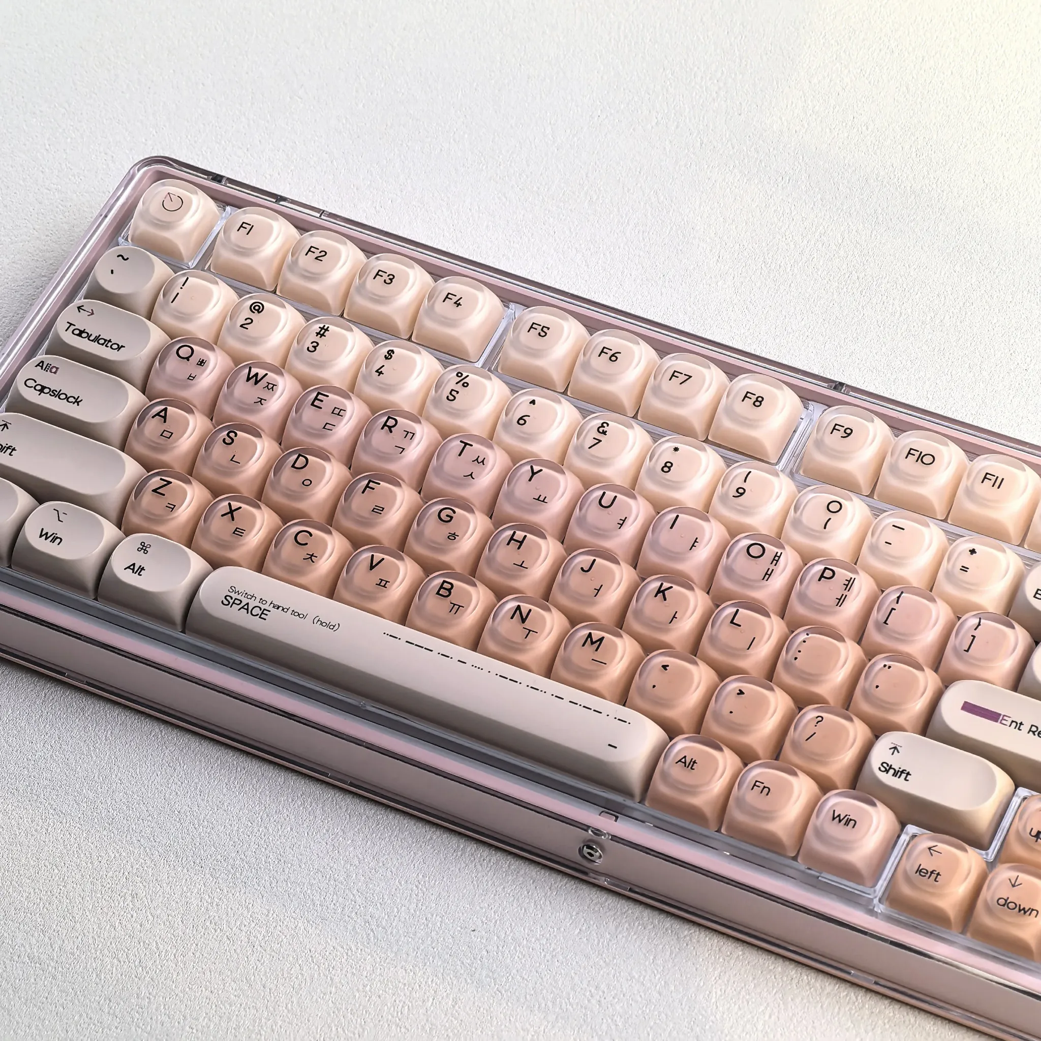 MAIMOOO PC Jelly Matte Custom Keycap Set for ANSI and ISO Boards