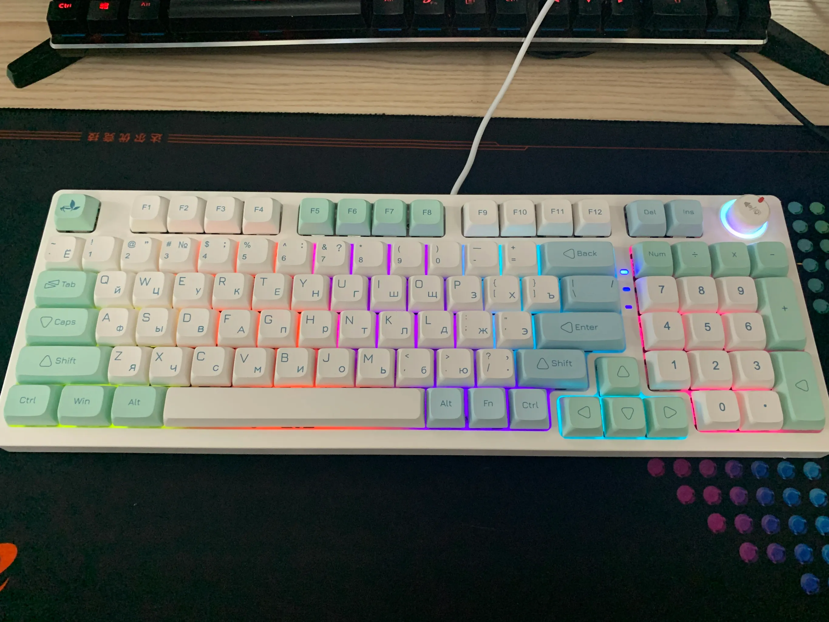 MAIMOOO Russian Layout PBT XDA Keycap Set for Mechanical Keyboards