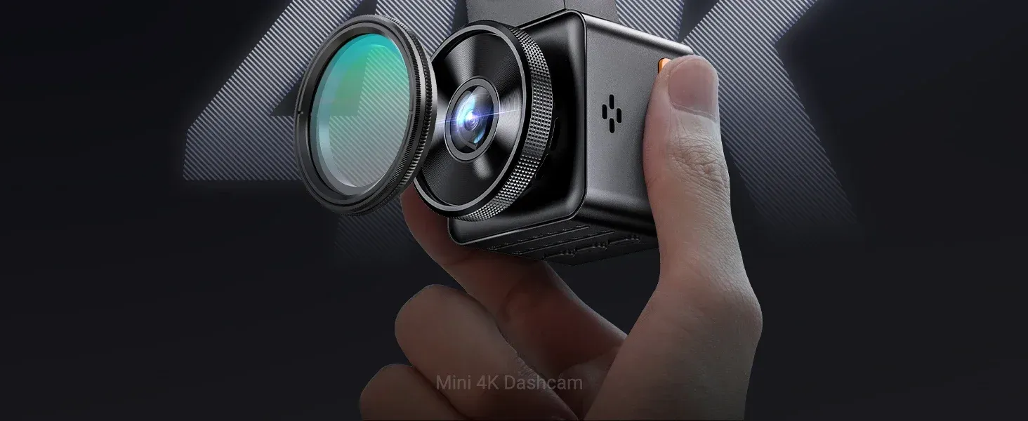 Vantrue E1 Pro 4K Mini Front Dash Cam with STARVIS 2 and GPS