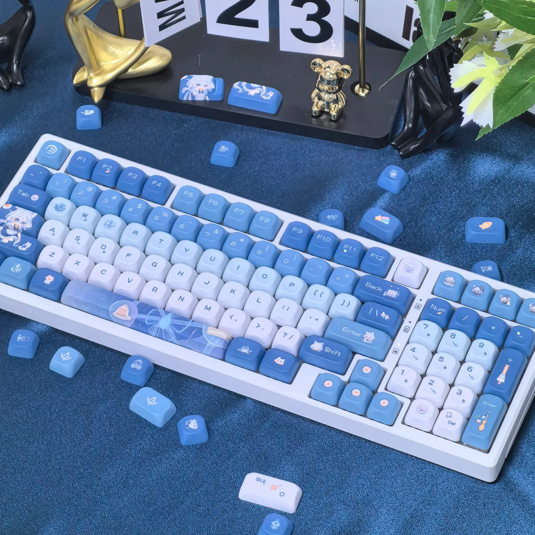 MAIMOOO Wanderer MOA PBT Cat Keycap Set