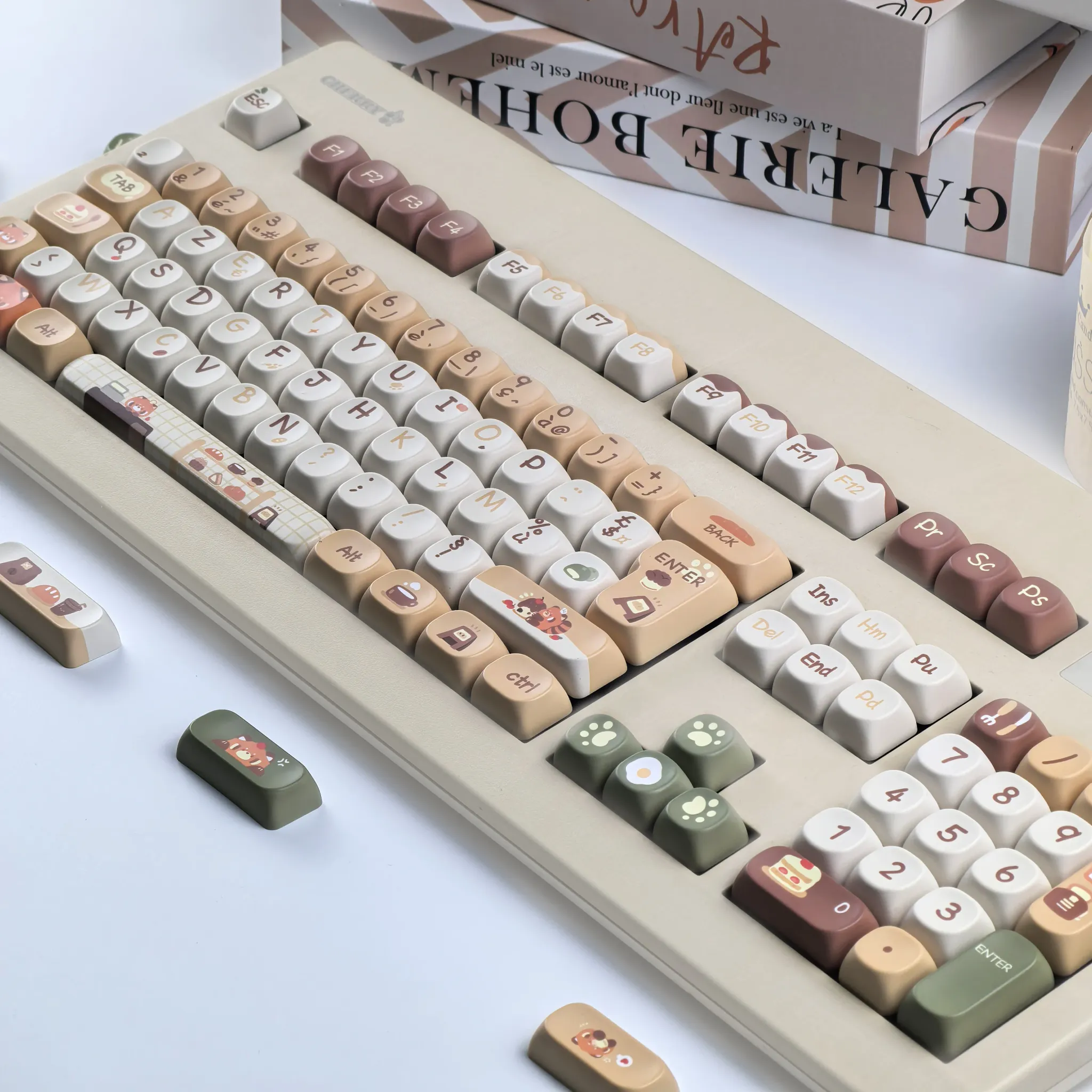 MAIMOOO French ISO Azerty MOA PBT Keycap Set