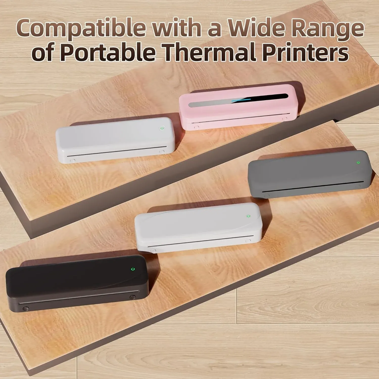 A4 BPA-Free Thermal Paper Rolls for Portable Printers