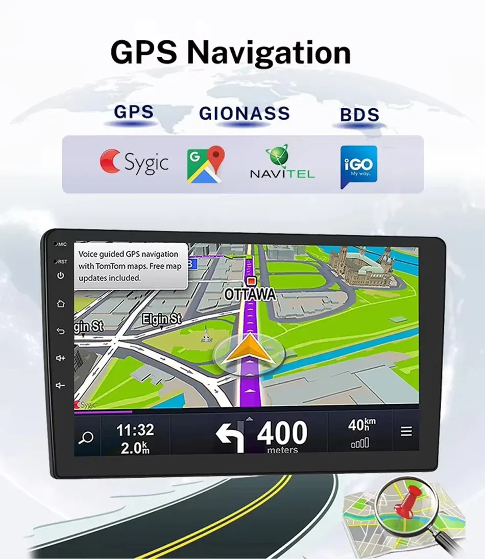 9-Inch Android Car Stereo for Mitsubishi Mirage