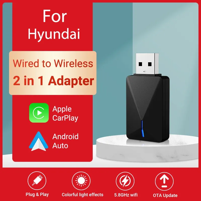 XUDA Mini Wireless CarPlay and Android Auto Adapter