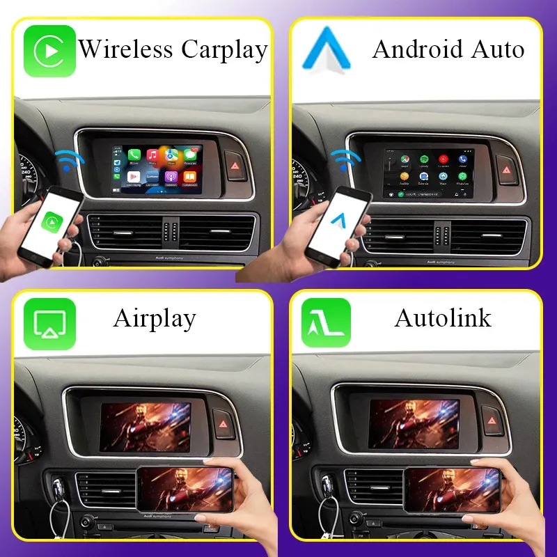 BONROAD Wireless CarPlay Retrofit Module for Audi A4 B8, A5, Q5