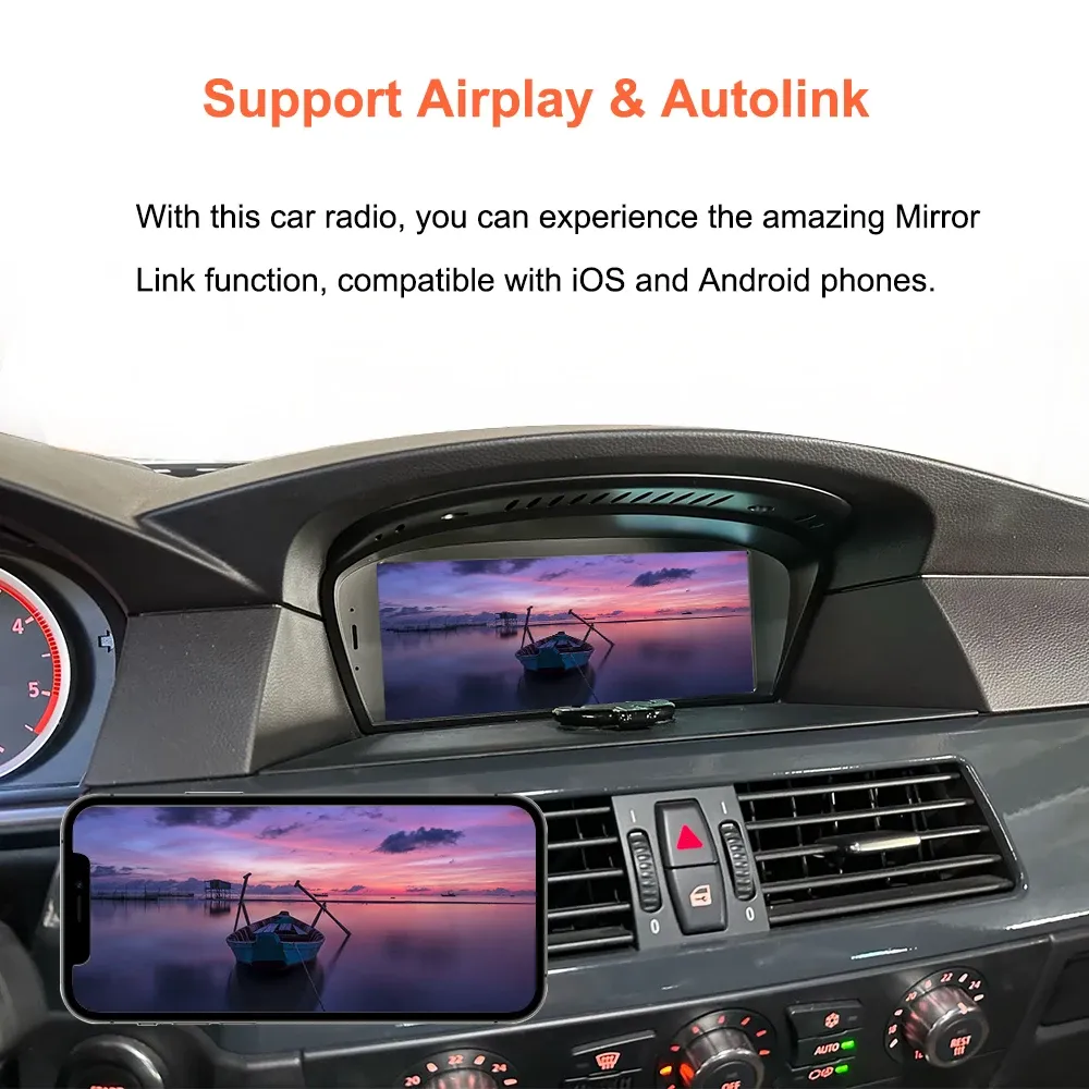 BONROAD 8.8-Inch Wireless CarPlay Display for BMW CCC