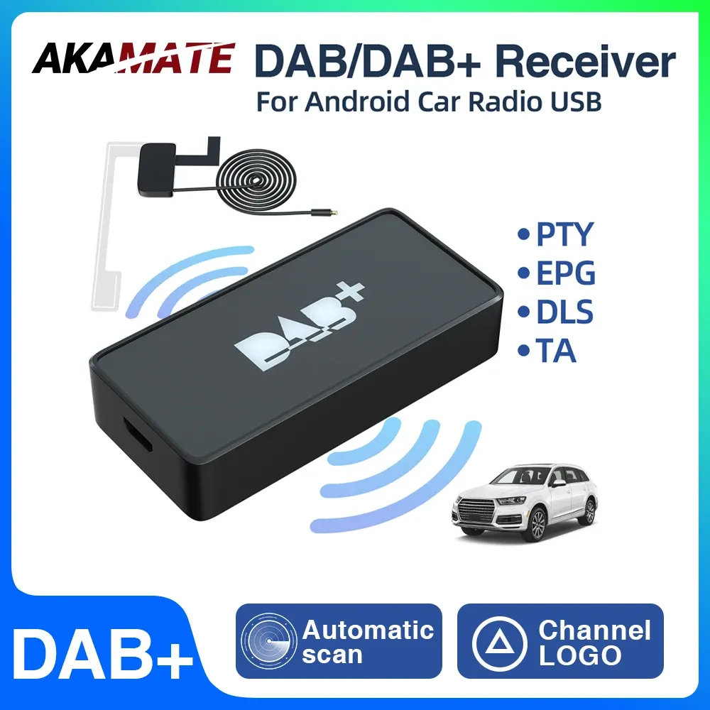 AKAMATE DAB+ USB Receiver for Android Car Radios