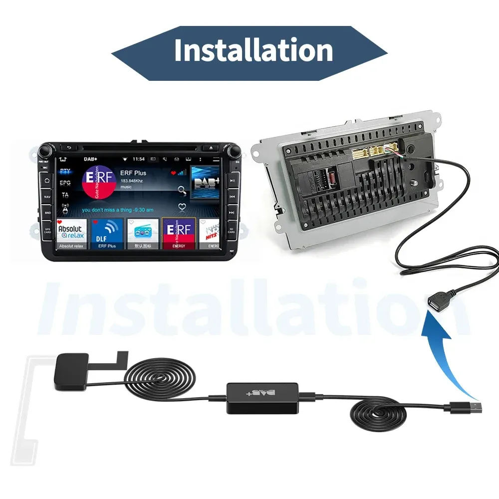 AKAMATE DAB+ USB Receiver for Android Car Radios