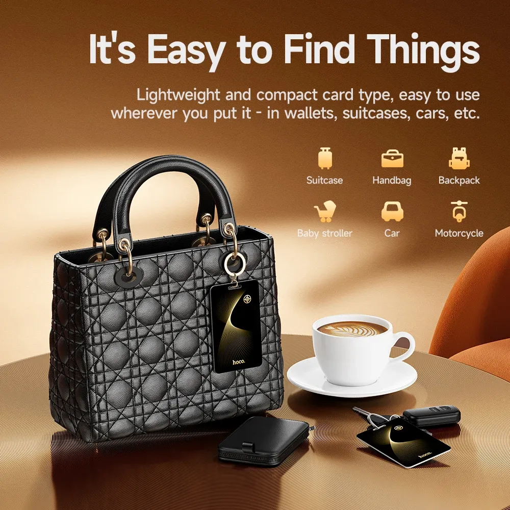 HOCO E92 Ultra-Thin Wallet Tracker Card for Apple Find My