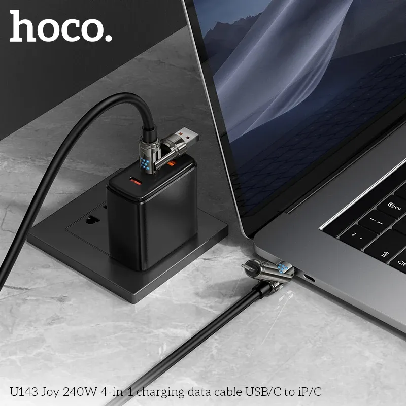 Xiaomi HOCO U143 240W 4-in-1 USB-C Fast Charging Cable