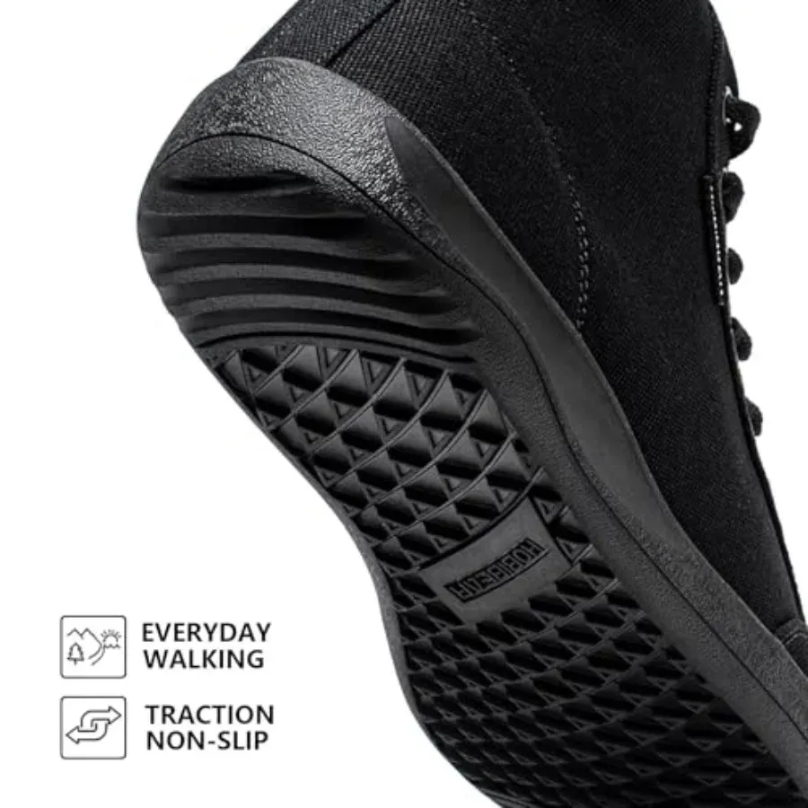HOBIBEAR Wide-Toe High-Top Barefoot Trail Sneaker