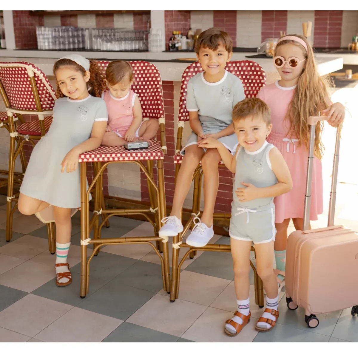 Trilooker Cotton Jersey Kids Summer Matching Set