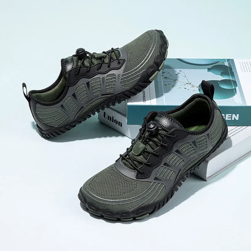 HOBIBEAR Wide-Toe Barefoot Mesh Sneakers