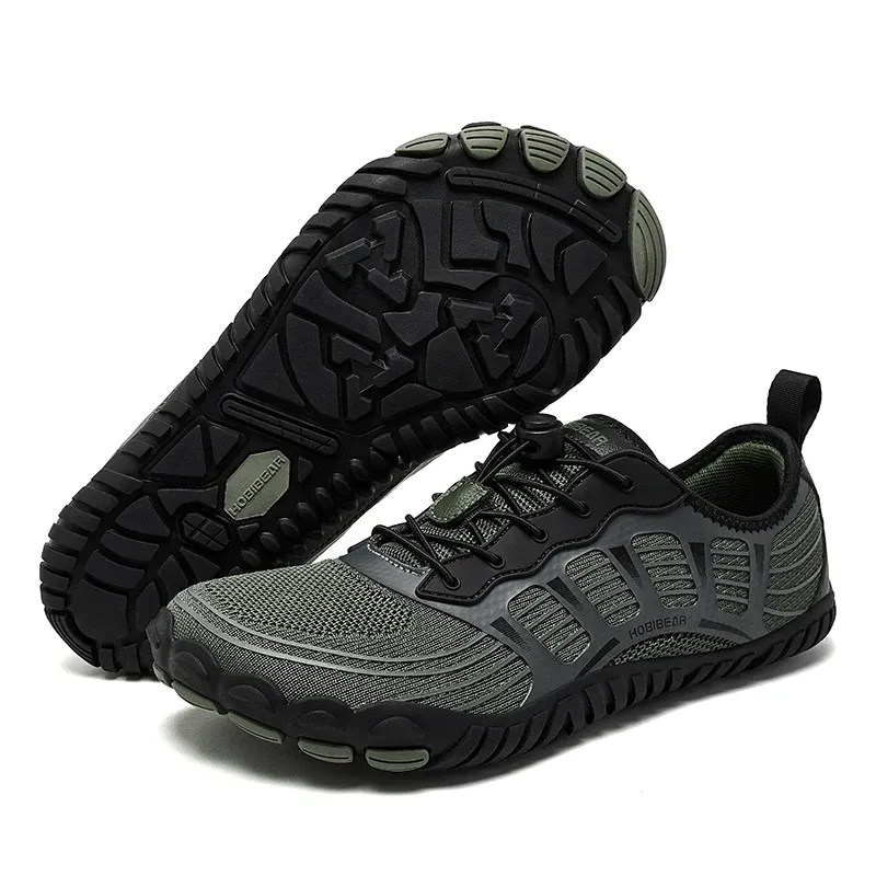 HOBIBEAR Wide-Toe Barefoot Mesh Sneakers