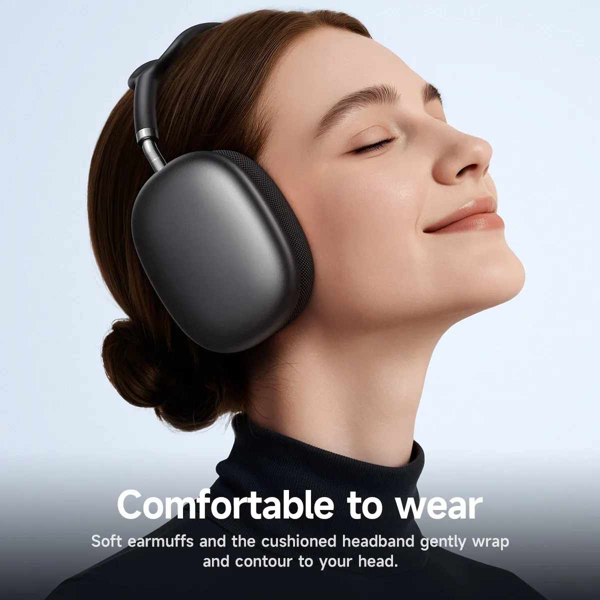 HOCO W65 Bluetooth Over-Ear Headphones with Fabric Ear Pads
