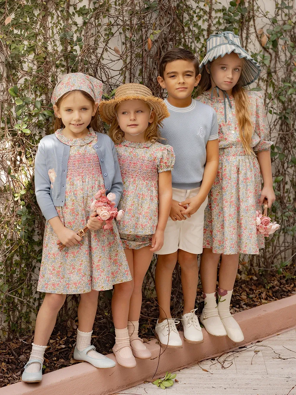 South Tao Cotton Spring Matching Dress Set