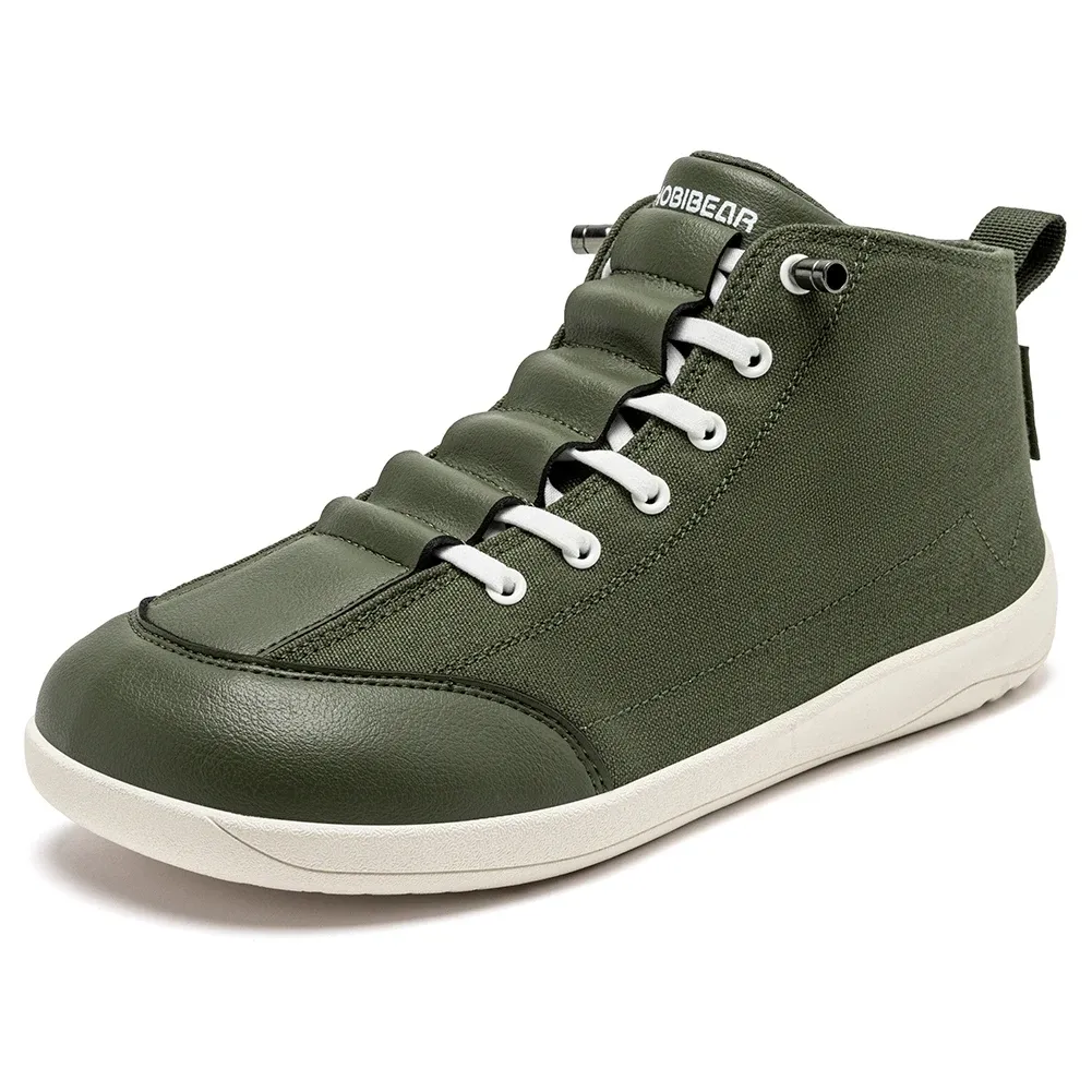 HOBIBEAR Mid-Top Barefoot Canvas Trail Boots