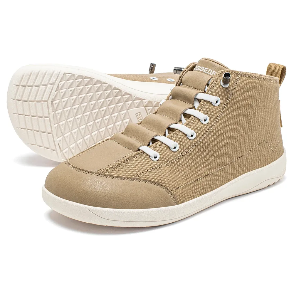 HOBIBEAR Mid-Top Barefoot Canvas Trail Boots