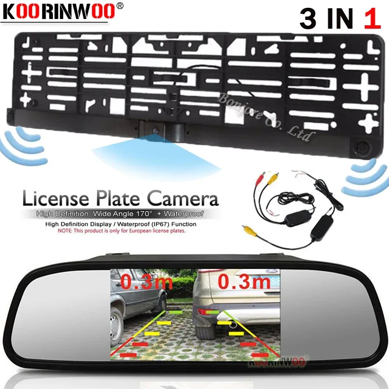 Koorinwoo EU Plate Parking Camera System for Android Radios