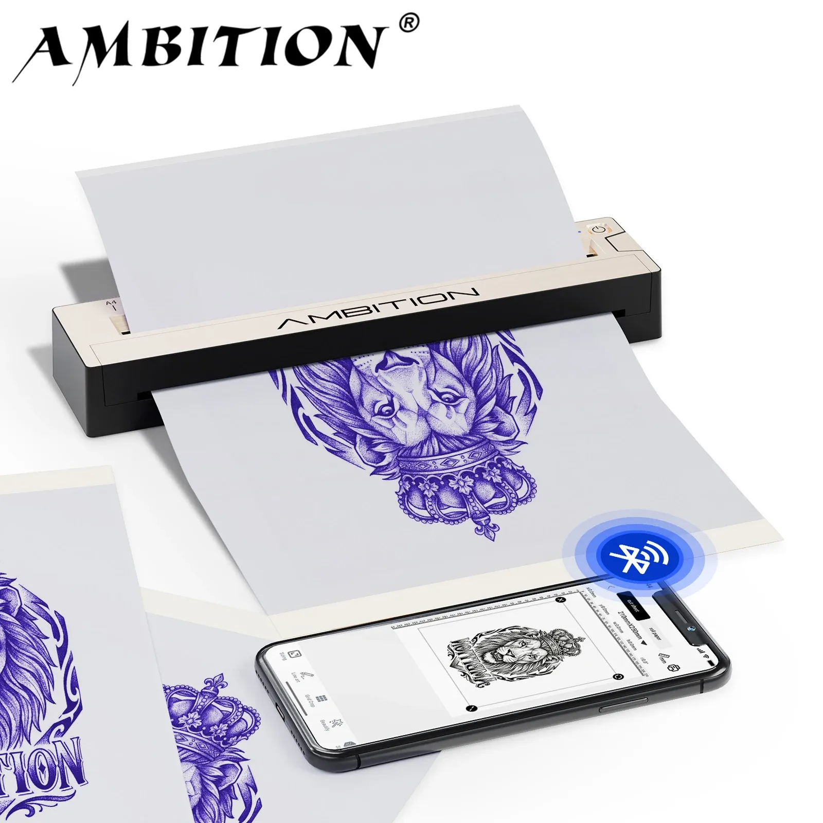 Ambition A4 Wireless Tattoo Stencil Printer