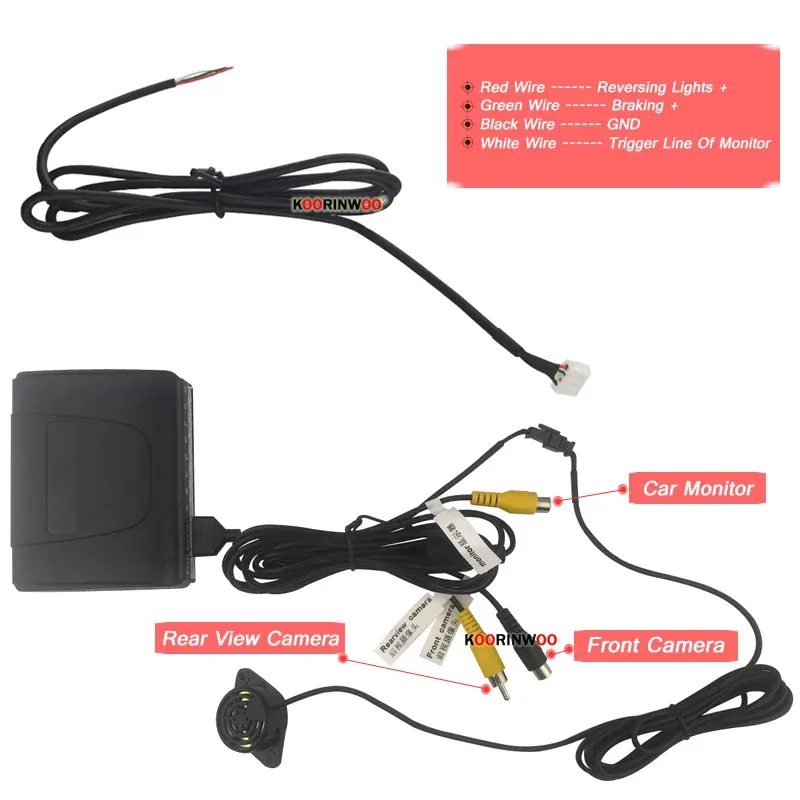 Koorinwoo 8-Sensor Parking Camera Monitor System