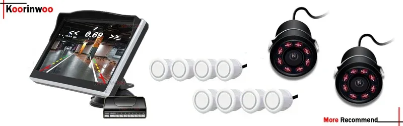 Koorinwoo 8-Sensor Parking Camera Monitor System